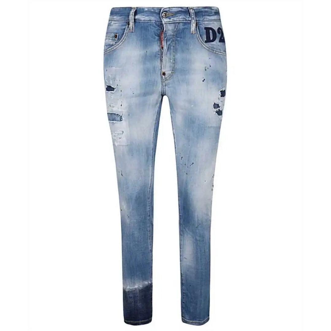 Dsquared2 Skater Jean Lichtblauwe Denim Broek