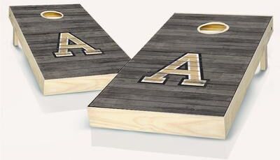Skip's Garage Army Black Knights Distressed Outdoor Cornhole Board Set