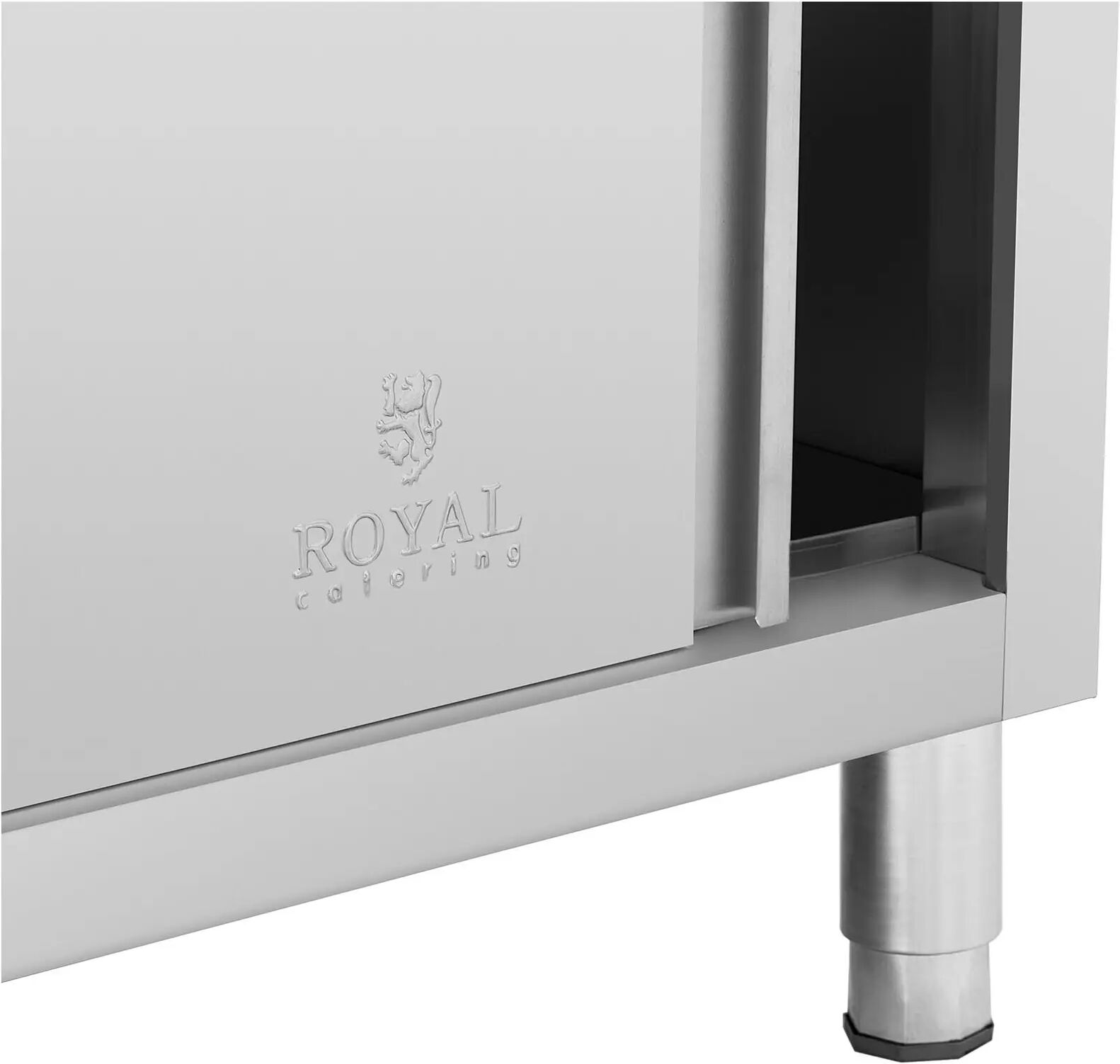 Edelstahl-Arbeitsschrank - ECO - 180 x 70 cm - 500 kg - 3 Schubladen - Royal Catering RCSSCB-180X70-S