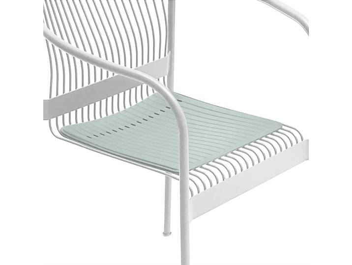 Sitzauflage für Outdoorstühle Plank Velit Lichtgrau, Neu