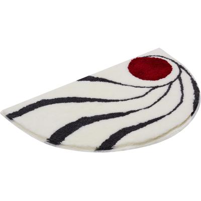 Badematte COLANI "Colani 18" Gr. 8, weiß, H:24mm, Kunstfaser, Badematten, Badematte