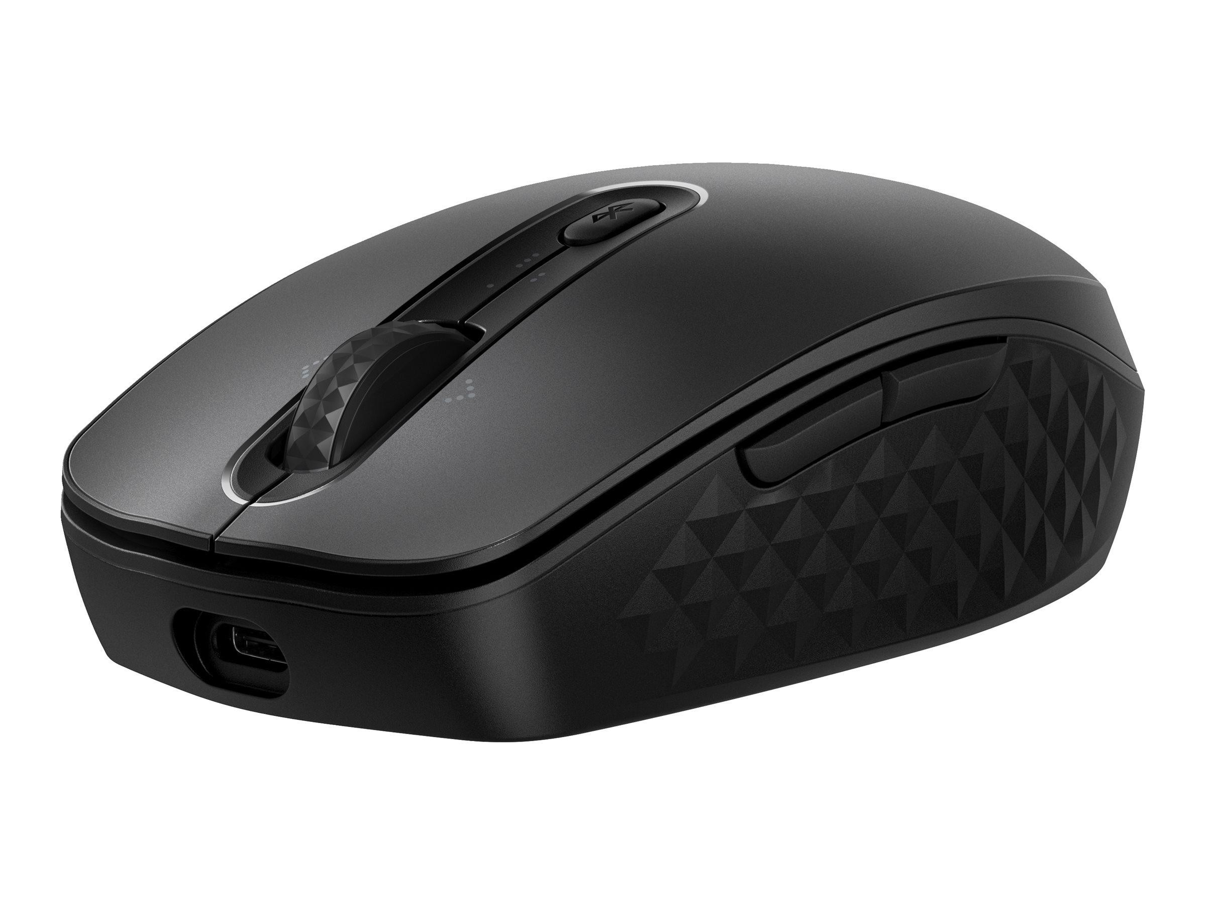 HP 690 Rechargeable Maus Schwarz kabelgebunden / kabellos