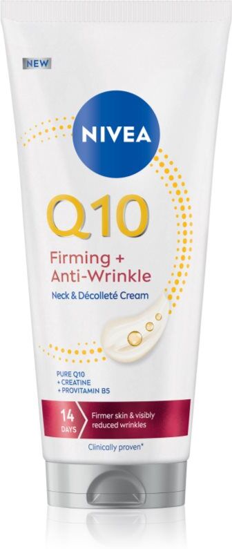 NIVEA Q10 Firming + Anti-Wrinkle crème raffermissante cou et décolleté 200 ml