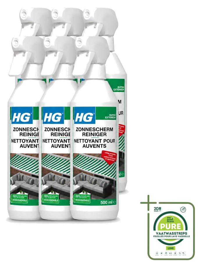 HG Reiniger voor zonneschermen 500 ml - 6 stuks