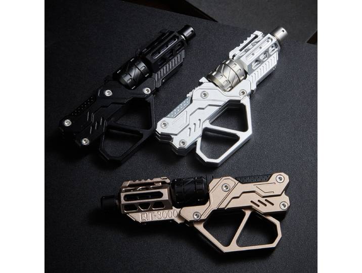 EDC jouet QT-3000 Revolver magnétique tdah outil Push curseur Fidget pistolet soulagement du Stress Fidget Spinner Fidget jouet