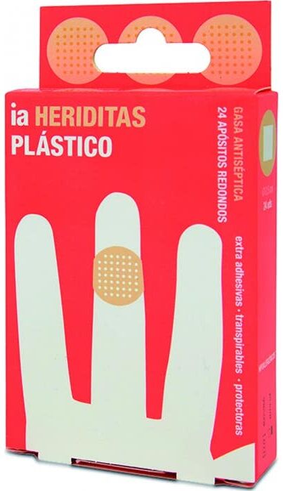 INTERAPOTHEK Apósito Plástico Redondo 2,5 cm 24 uds