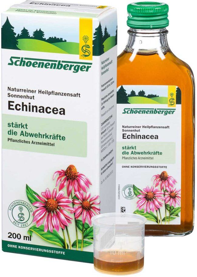 Schoenenberger Naturreiner Heilpflanzensaft Echinacea