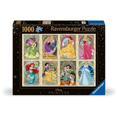 Erwachsenenpuzzle 1000 Teile - Disney Prinzessinnen - Nouveau Art Prinzessinnen