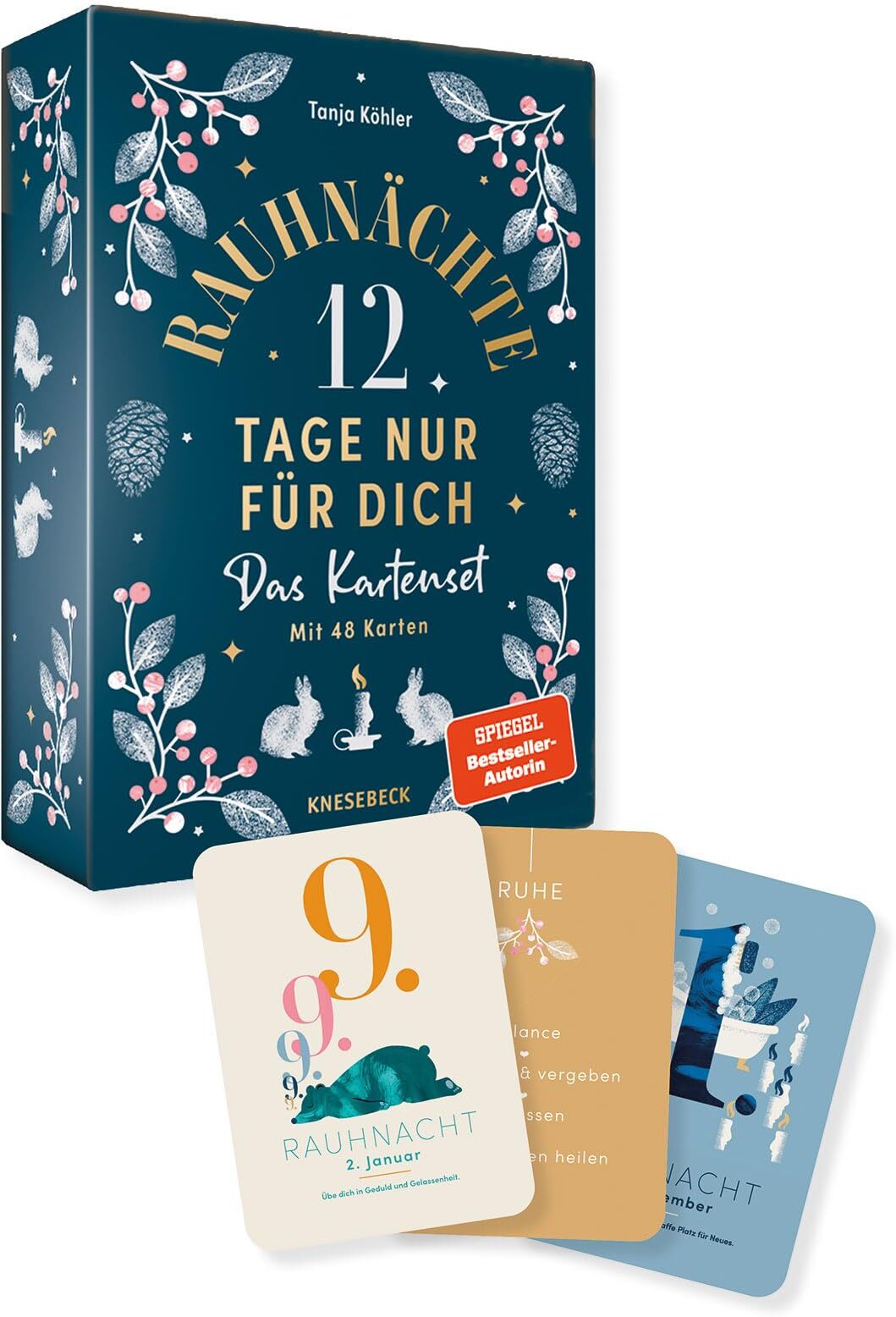 Tanja Köhler - Rauhnächte - 12 Tage nur für dich - Das Kartenset: Mit 48 Karten Klarheit schaffen, loslassen und Neues wagen - Preis vom 17.10.2026 19:25:27 h