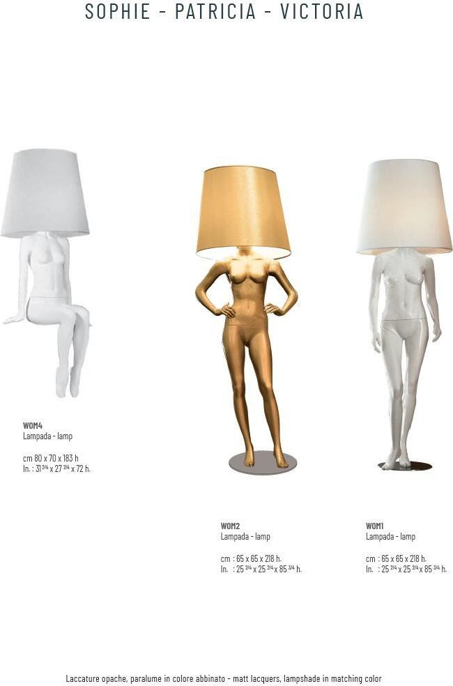 Design vloerlamp Frau Stehleuchte