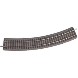 Piko A Gleis 6er Set gebogene Gleise mit Bettung (Spur H0)