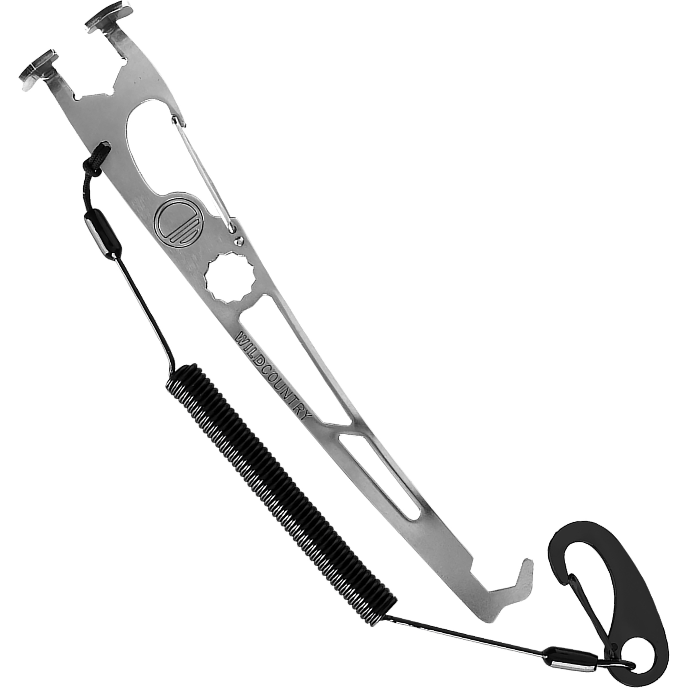 Wild Country Pro Key Light With Leash Klemmkeile silber Alpinklettern