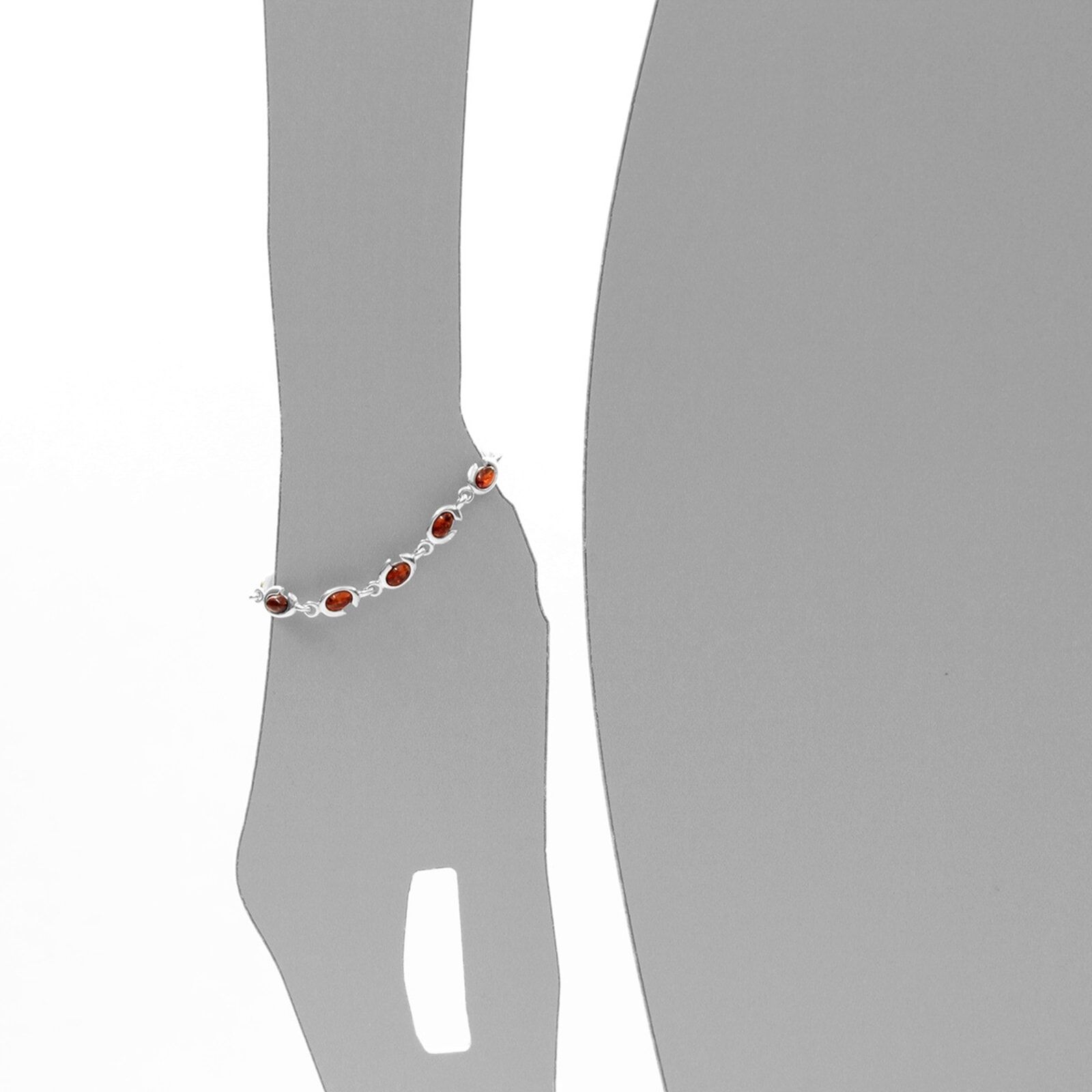 Armband OSTSEE-SCHMUCK "Ostsee-Schmuck Armband Tabea Armband Tabea", silber (weiß, neutral), Armbänder, Damen, 19cm, Silber 925 (Sterlingsilber), Armband
