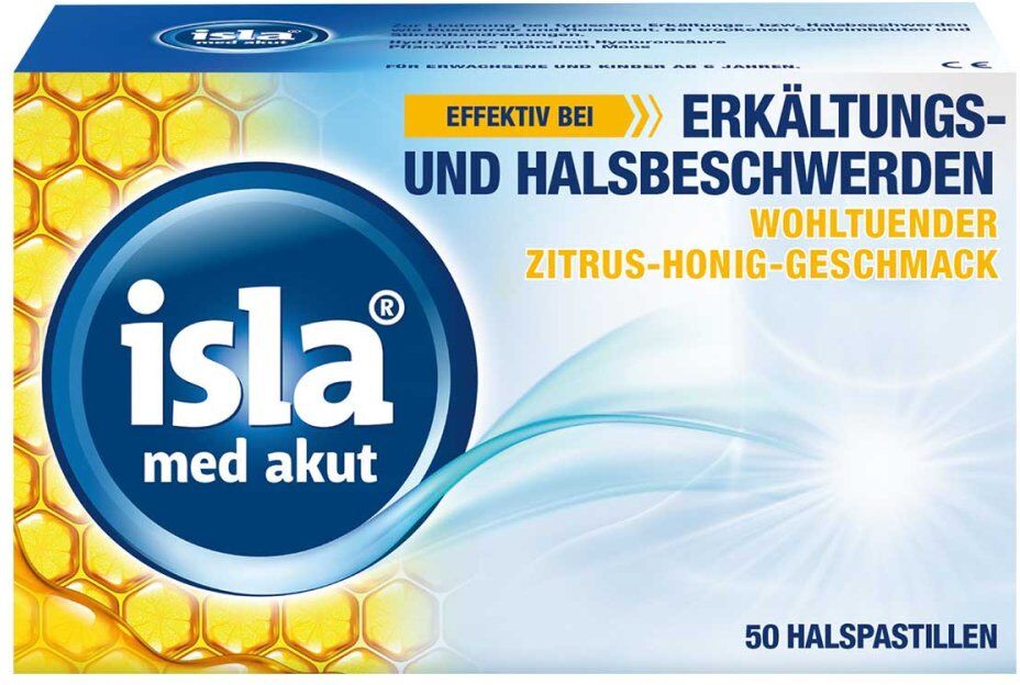 isla med akut Zitrus-Honig bei Halsschmerzen und Erkältung
