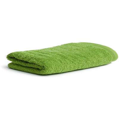 Badetuch MÖVE "Superwuschel", grün (peridot), B:100cm L:160cm, Walkfrottee, Baumwolle, Handtücher, Badetuch, Badetuch mit Bordüre, 100% Premium Cotton Baumwolle, einfarbig, weich