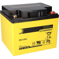 AGM Ersatzakku 12V 40Ah für SSB SBL40-12i – SUN Battery kompatibel