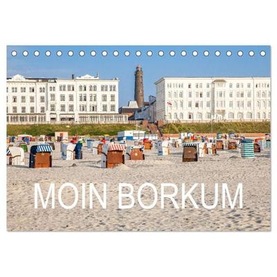 Moin Borkum (Tischkalender 2026 DIN A5 quer), CALVENDO Monatskalender