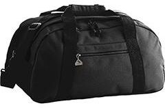 Augusta Sportswear 1703 Large Ripstop Duffel Bag in Black   Polyester