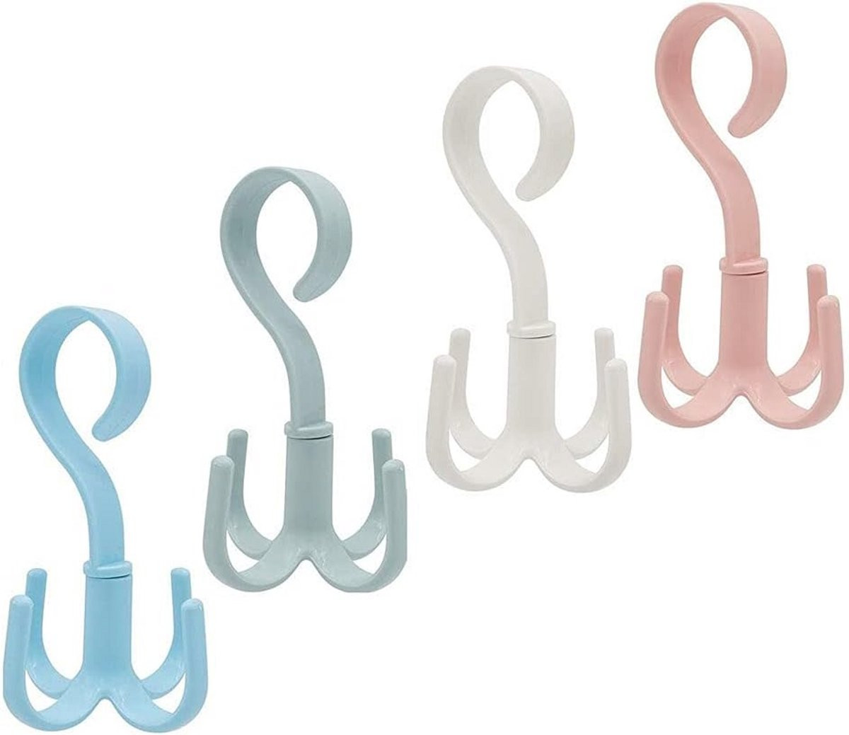 Roterende Haakhanger Set voor Sjaals en Accessoires - Draaibare Opbergoplossing