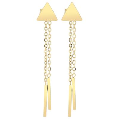 Kettenanhänger ADELIA´S "Anhänger – Anhänger aus Edelstahl", gold, Schmuckanhänger, Damen, Edelstahl, Kettenanhänger, Geschenkidee: zeitlos und vielseitig