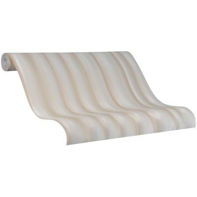 Vliestapete GLÖÖCKLER, beige (dunkelbeige), B:0,7m L:10,05m, Vlies, Tapeten, moderne Tapete für Wohnzimmer Schlafzimmer Küche
