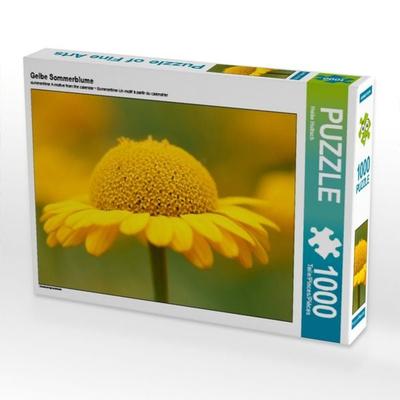 CALVENDO Puzzle Gelbe Sommerblume | 1000 Teile Lege-Größe 64x48cm Foto-Puzzle für glückliche Stunden