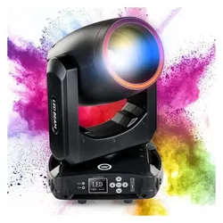 Light4Me Lampa studyjna PRISMO BEAM 150W głowica ruchoma beam ośw (150 W, LED), Scheinwerfer, Schwarz