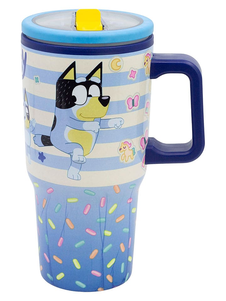 Stor Thermobecher "Bluey" in Hellblau - 640 ml - onesize