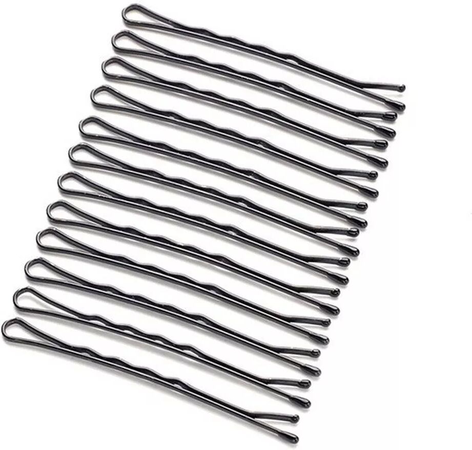 Trisa Haarschmuck - Haarpin gewellt, 6cm, Black