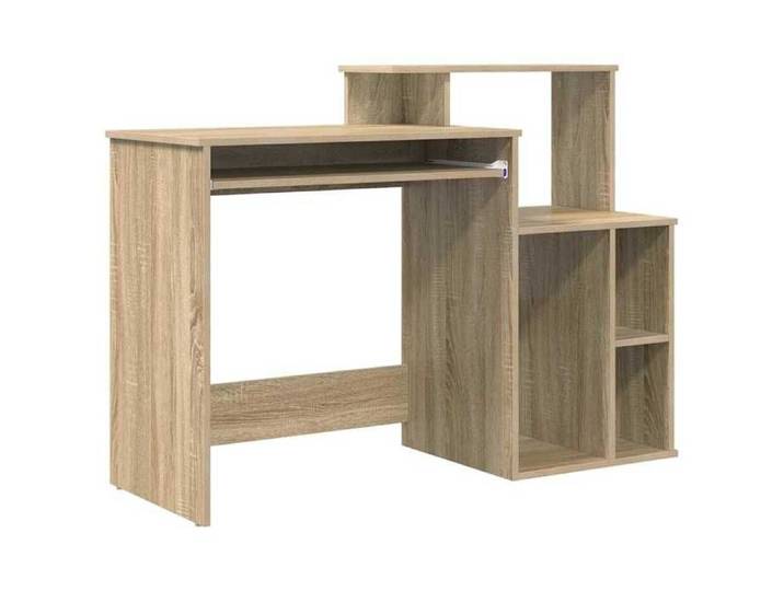 Bureau informatique-Bureau avec rangement Chêne Sonoma 120 5x44x88 5 cm Bois d'ingénierie SHL4211