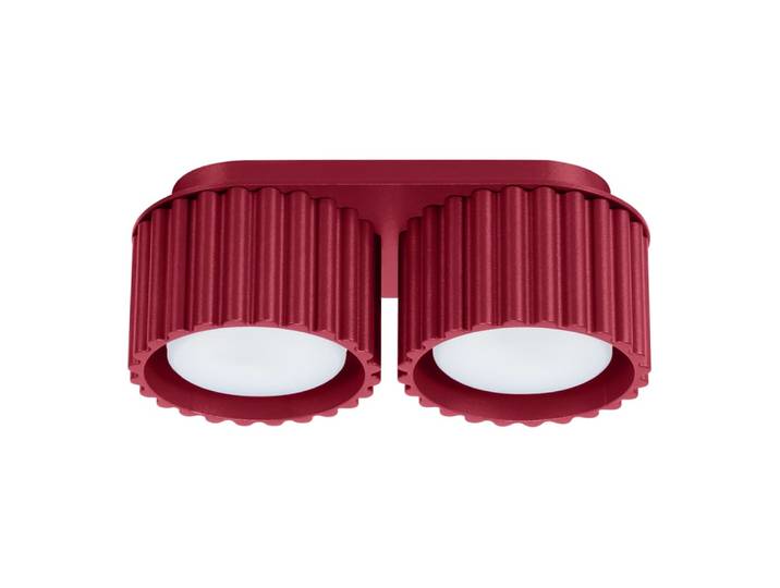 Plafonnier Aluminium Bourgogne Gx53 2 Aura