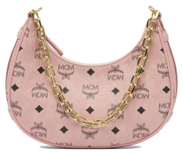 MCM Umhängetasche für Damen, rosa, aus Leder - UNI