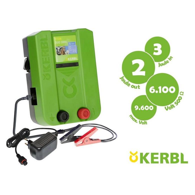 Kerbl TITAN DUO 3000 Weidezaunger (392513)