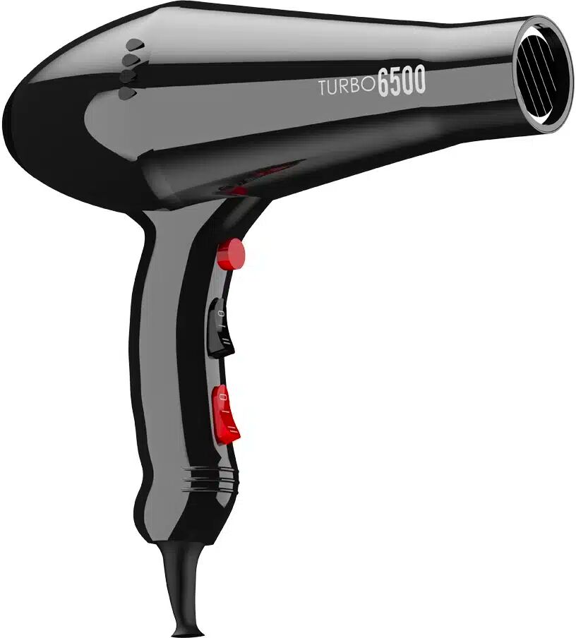 Melcap Phon Asciugacapelli Professionale TURBO 6500 2000W per Parrucchiere e Barbiere