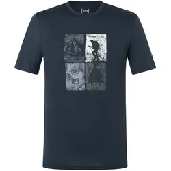 Super Natural, Herren, Funktionsshirt, Go Hiking Tee (L), Blau