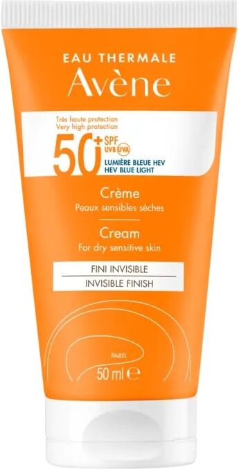 Avène Sunscreen Cream SPF 50+ Dry and Sensitive Skin 50 ml 50 ml