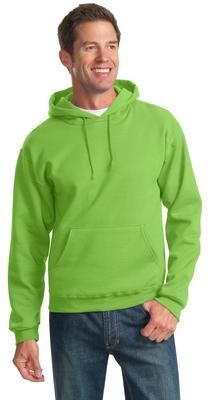 Jerzees 996 NuBlend Pullover Hooded Sweatshirt in Kiwi size 2XL   Cotton Polyester 996MR, 996M