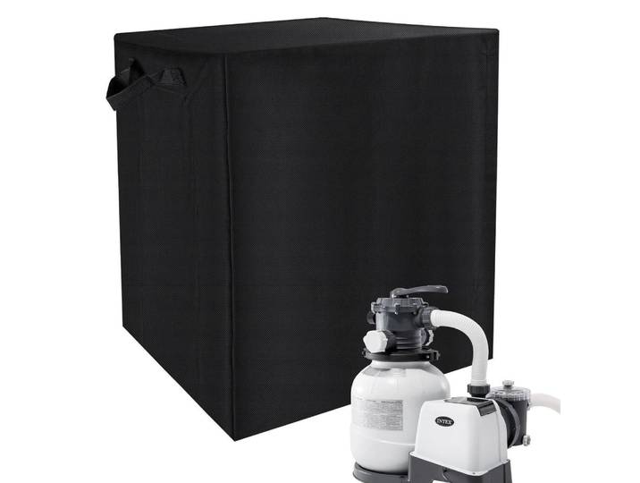 Poolpumpe Abdeckung Sandfilteranlage 420D Oxford Vollständig UV-Beständig Wasserdicht 60x50x66cm
