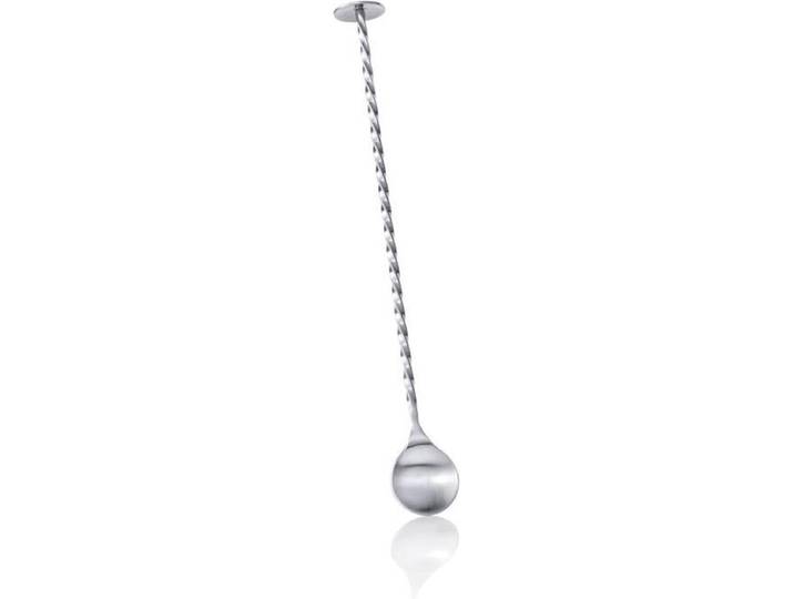 Leopold Vienna - Barlepel lang gedraaid met stamper/muddler - cocktail lepel