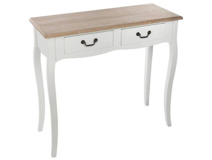 Console  Chrysa  blanc L87cm - Atmosphera Créateur d'intérieur