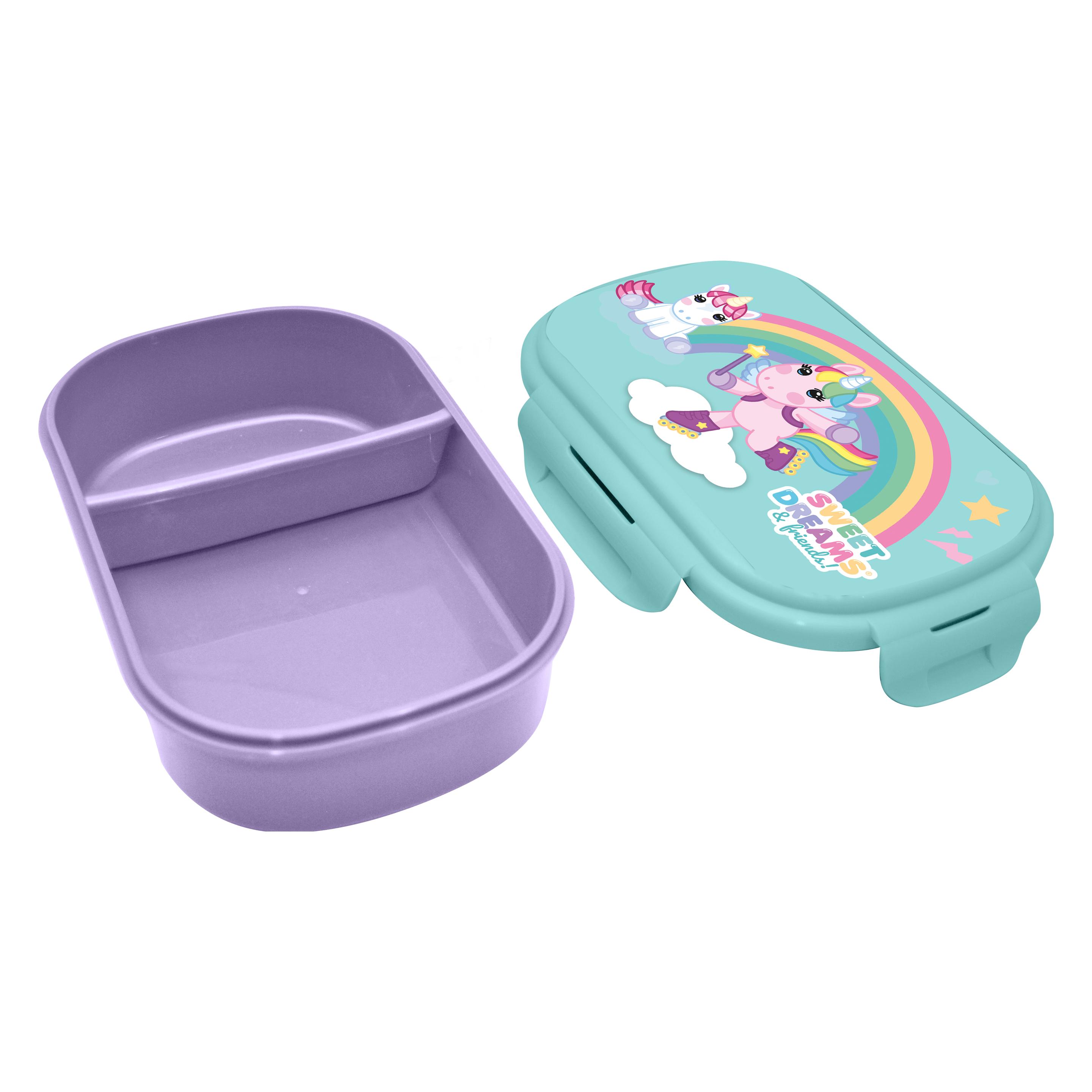 Kids Euroswan SWEET DREAMS Brotdose mit Besteckset 2 Fächer (53702627)