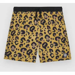 Volcom Lido Print Trunk Kids Boardshorts cheetah Gr. M