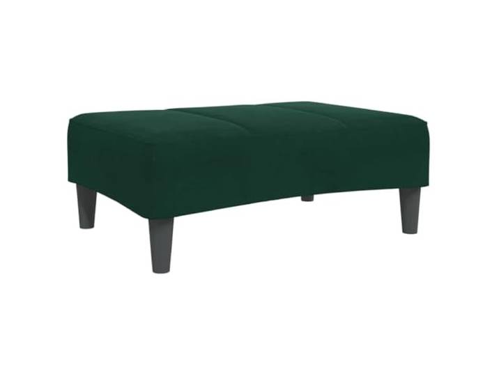 Makastle Samt Fußhocker Dunkelgrün 77x55x31 cm Fußhocker Dunkelgrün 77x55x31 Cm Samt – Weicher Samtbezug Aus 100 % Polyester