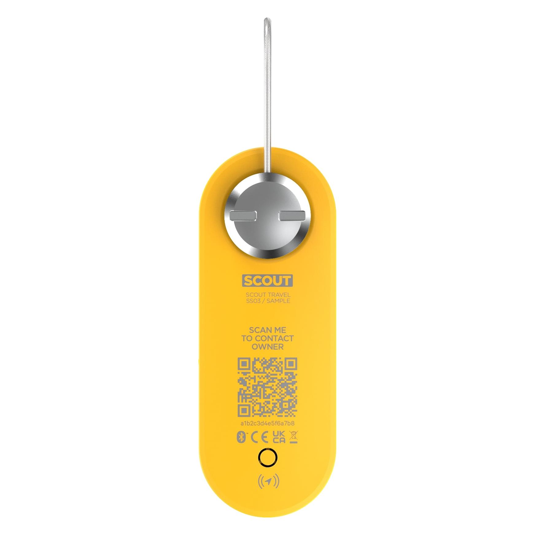 knog. Scout Travel Yellow (Apple Find My) (K13203)