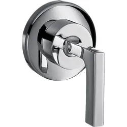 hansgrohe AXOR Citterio Absperrventil Unterputzmodell mit Hebelgriff DN15 / DN20, 39960000, Farbe: Chrom