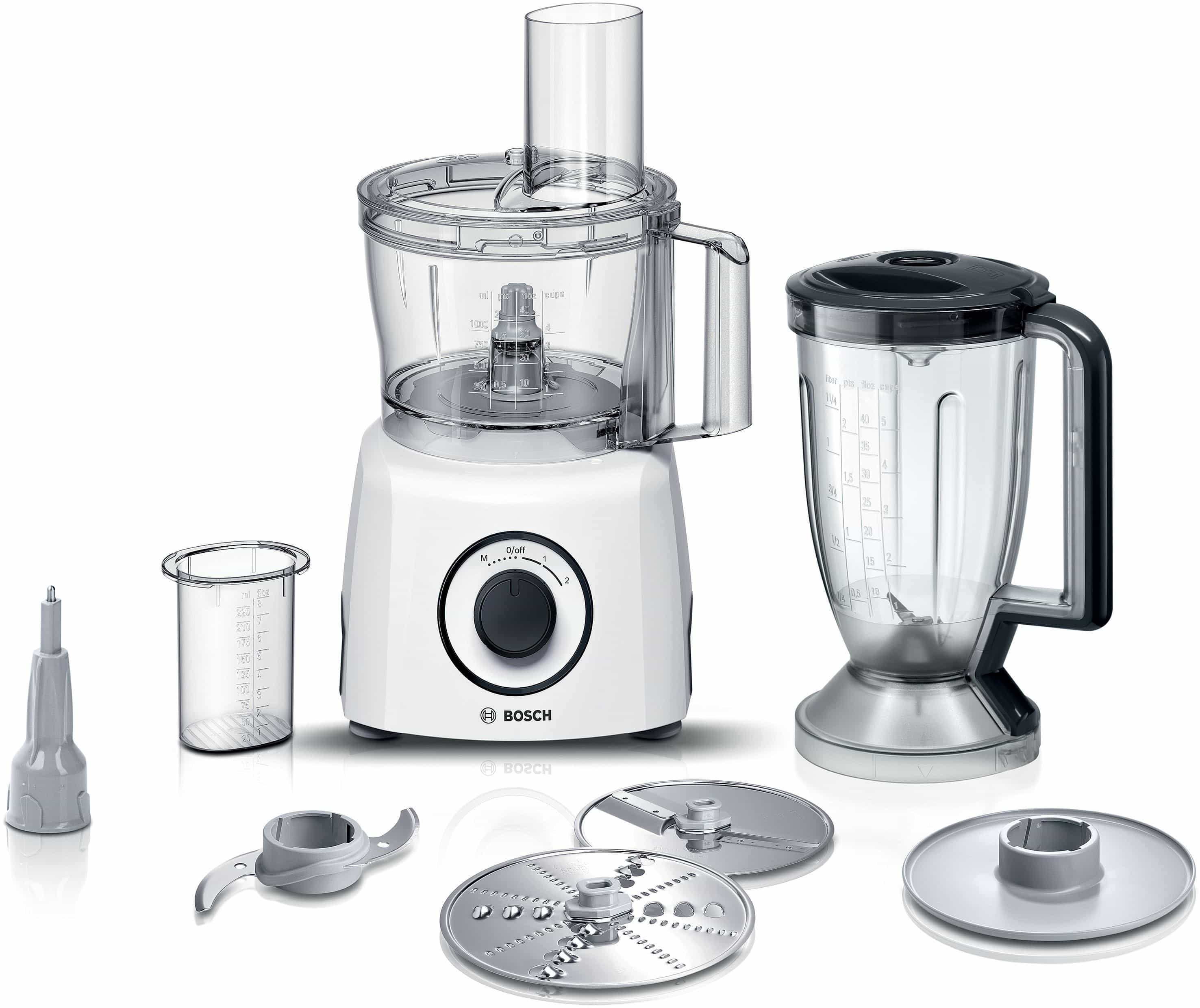 Bosch MCM3230W MultiTalent 3 800 W Küchenmaschine 2,3 l (Weiß)