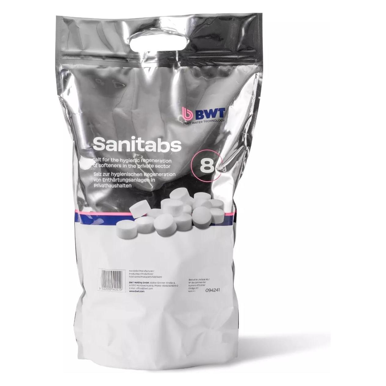 BWT Verwendet für die Enthärter: AQA life, AQA basic und Aquadial. 8kg-Sack Sanitabs (321366010)