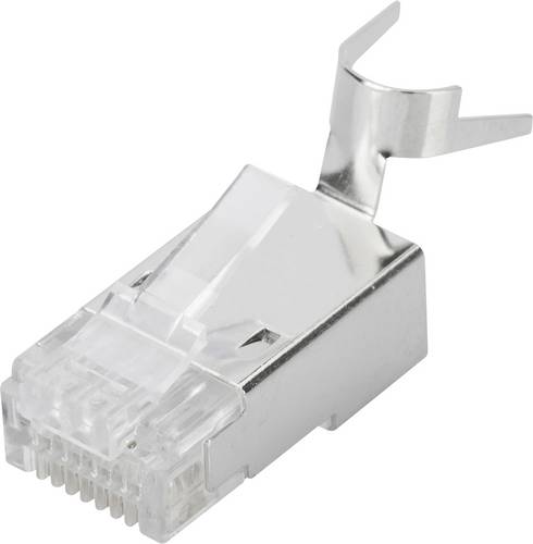 Digitus AK-219604-100 Modularstecker für Rundkabel, CAT 6A, geschirmt - 100 Stk. AK-219604-100 RJ45 Stecker Silber 100St.