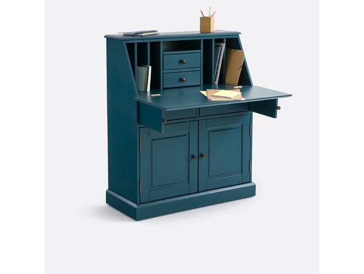 LA REDOUTE Bureau secrétaire Betta Bleu De Prusse