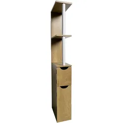 HTI-Living, Regal, Raumteilerregal 118 cm Thekla Baumscheibe (15 x 30 x 118 cm)